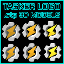 Tasker logo .stp 3D models